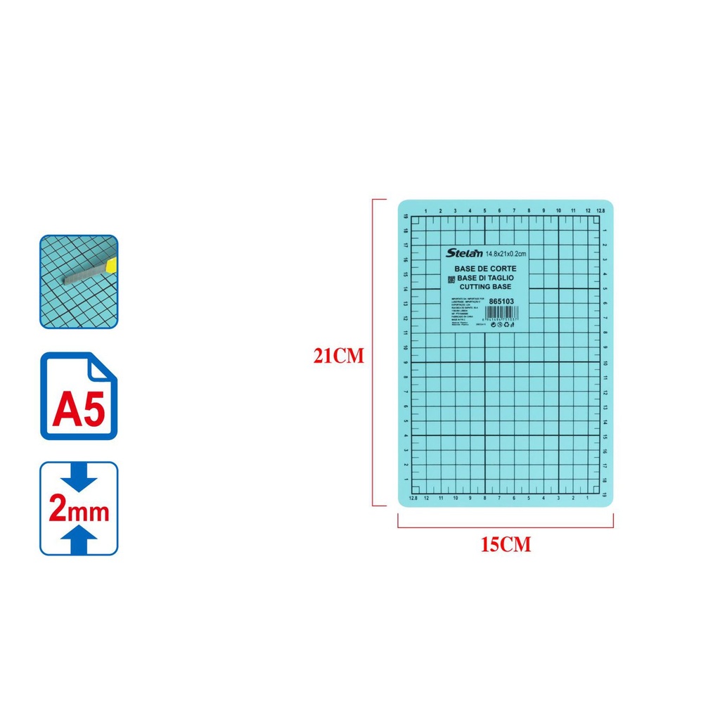 Base de corte A5 148x210x2mm