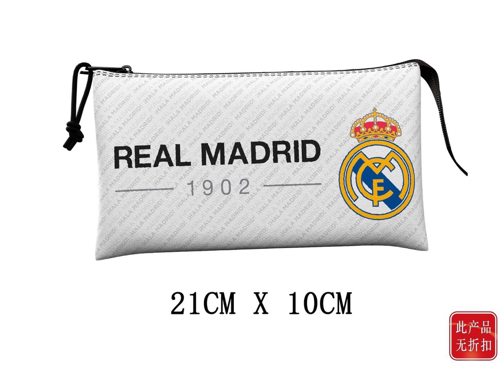 Portatodo triple Real Madrid 21x10 - Estuche escolar