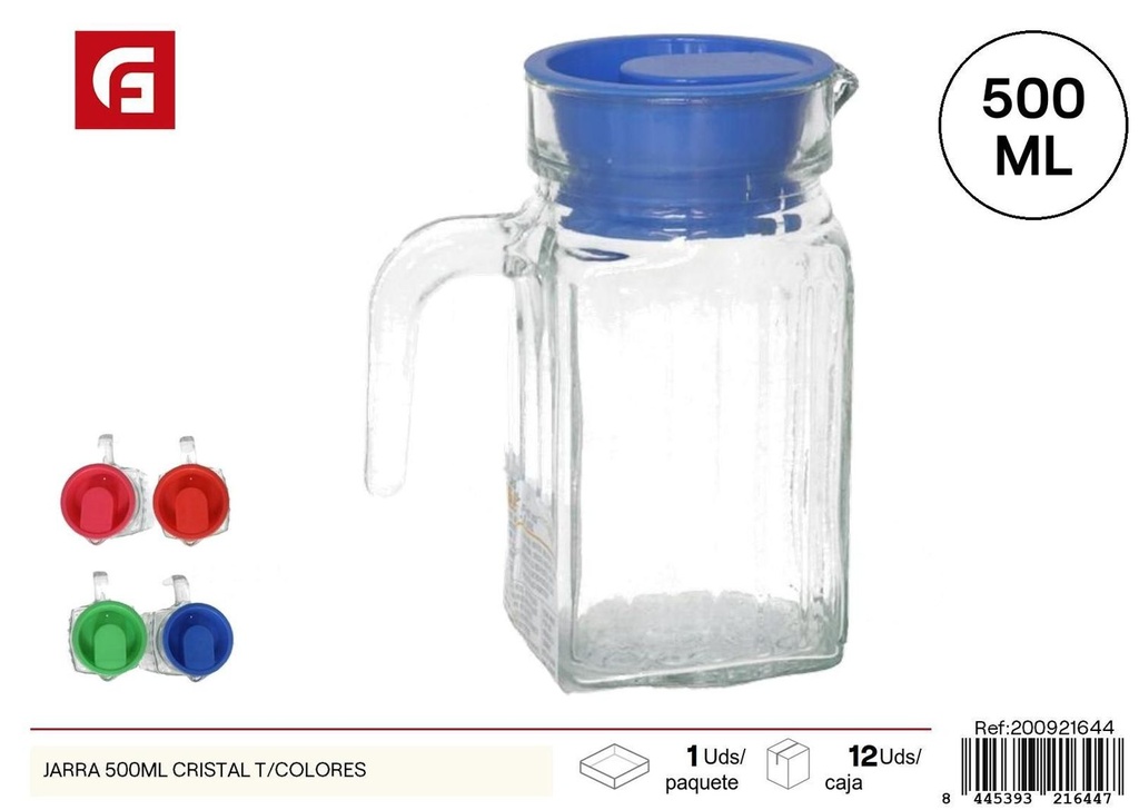 Jarra de cristal 500 ml - Artículos de vidrio