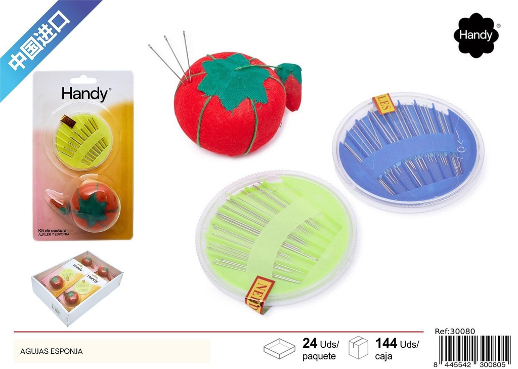 Agujas esponja - Accesorios de costura
