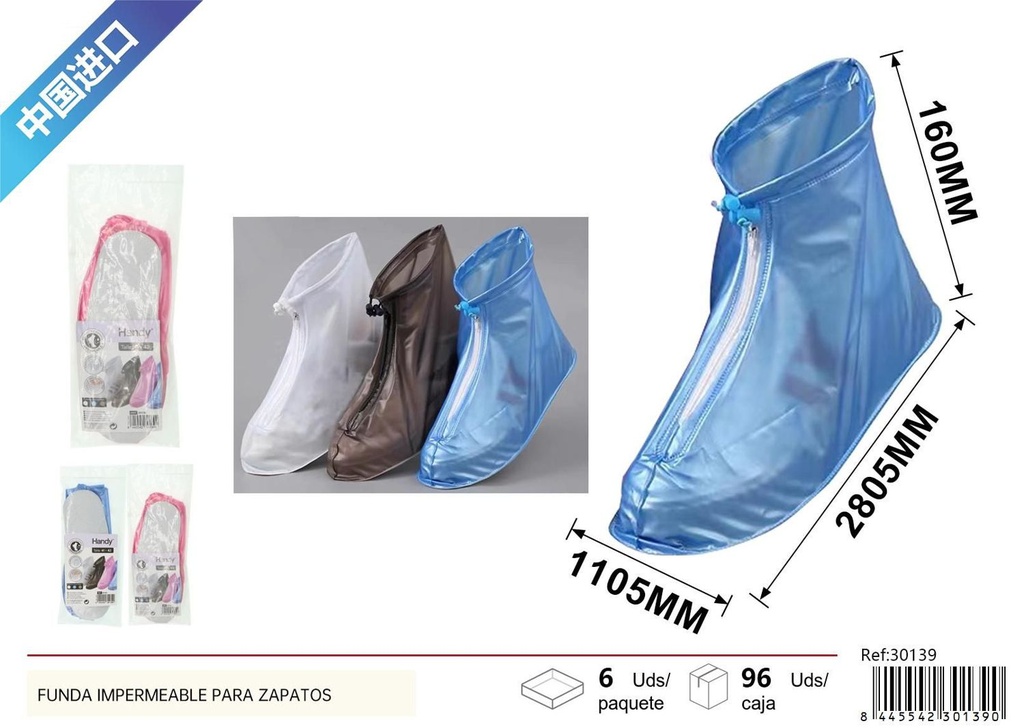 Funda impermeable para zapatos T41-42 - Artículos de lluvia