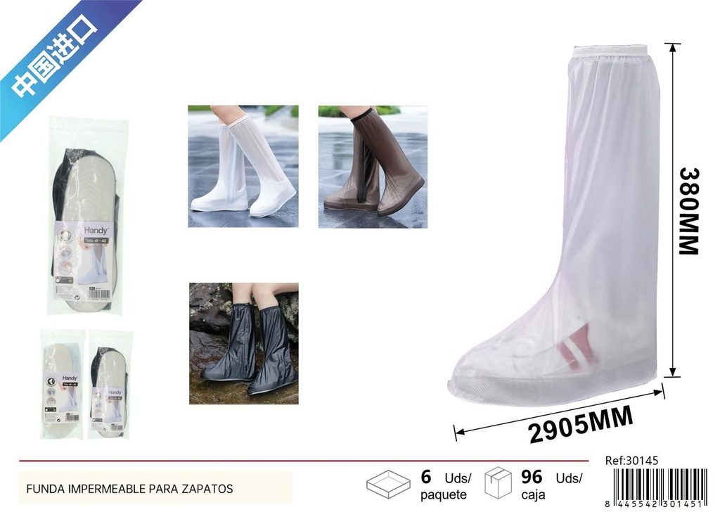 Funda impermeable para botas T41-42 - Artículos de lluvia