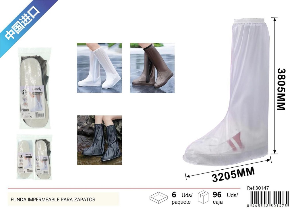 Funda impermeable para botas T45-46 - Artículos de lluvia