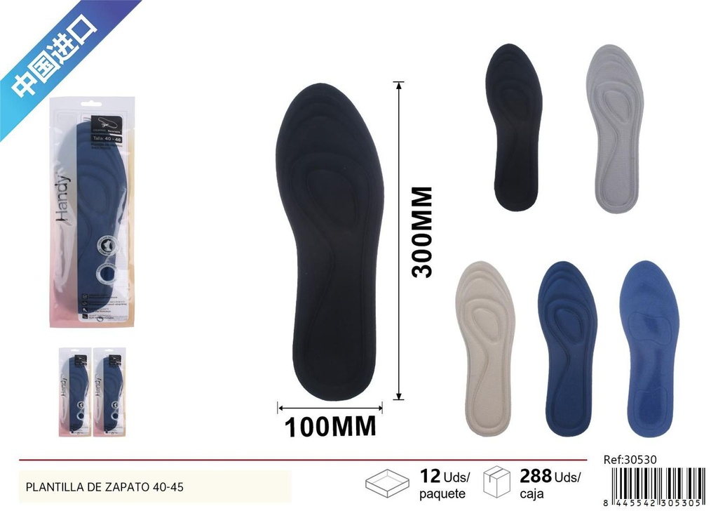 Plantilla de zapato 40-45 - Accesorios de costura