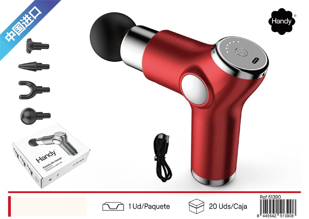 Masejador LCD rojo - Electrodomésticos de bienestar