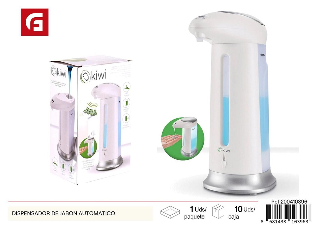 Dispensador de jabón automático para higiene manos