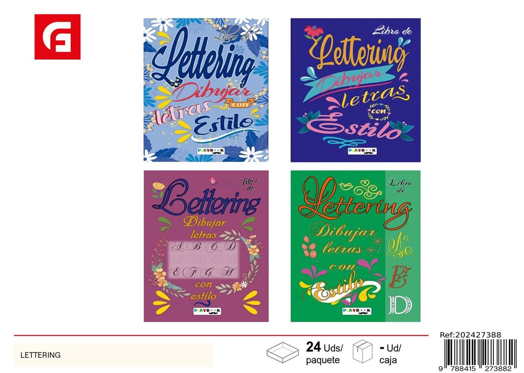 Libro "Lettering" - Material escolar y libros de actividades