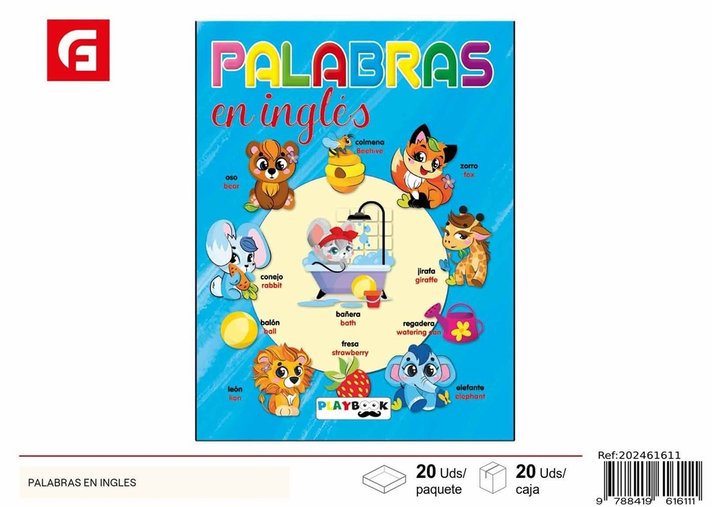 Libro "Palabras en inglés" - Material escolar y cuentos ilustrados