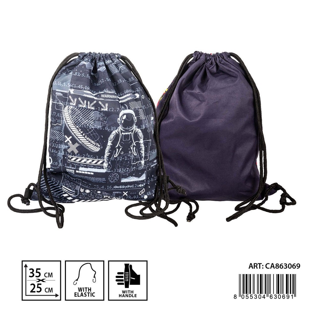 Mochila saco espacio exterior L 35x25 cm - Bolsas de deporte