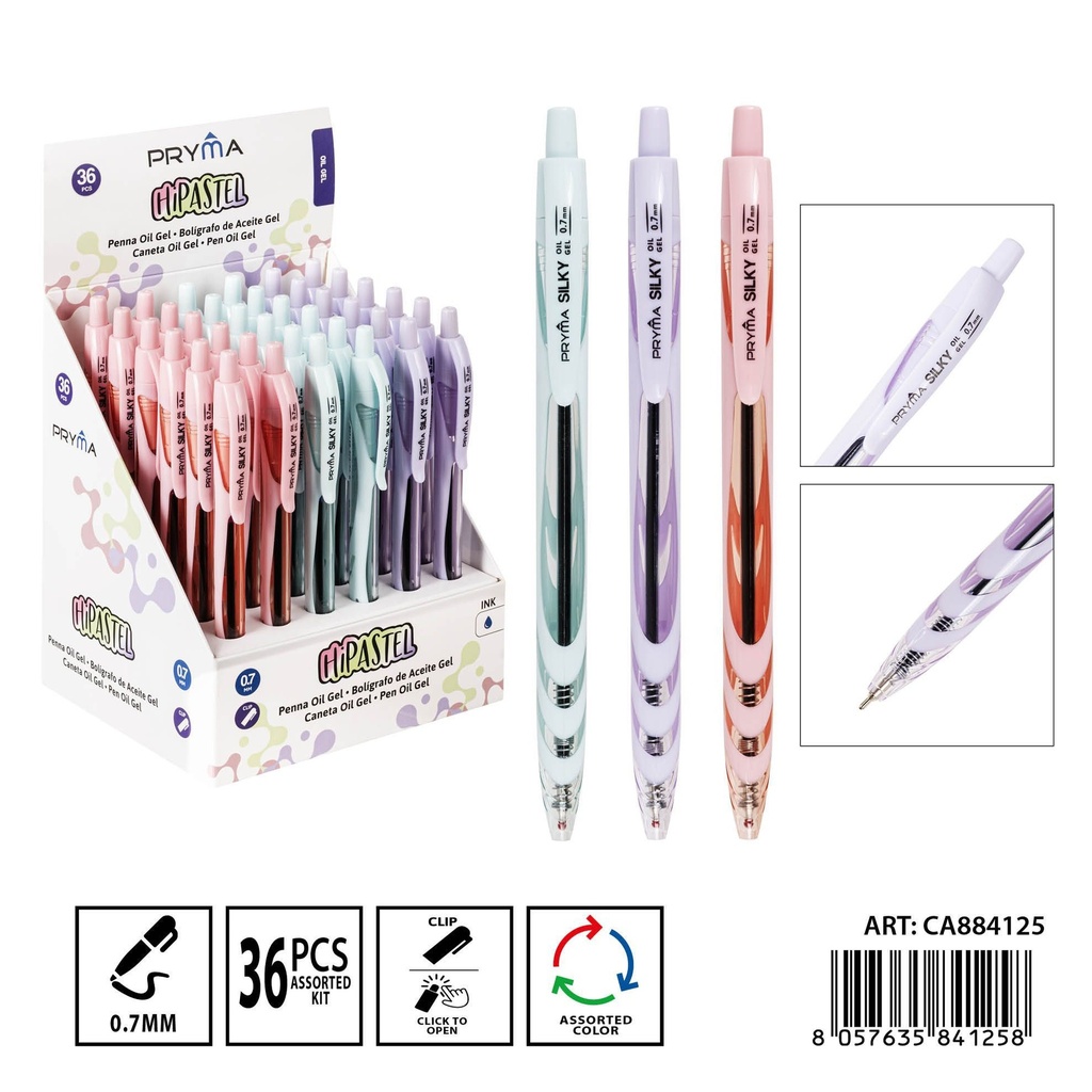Bolígrafo gel hipastel 0.7 mm azul - Herramientas de escritura