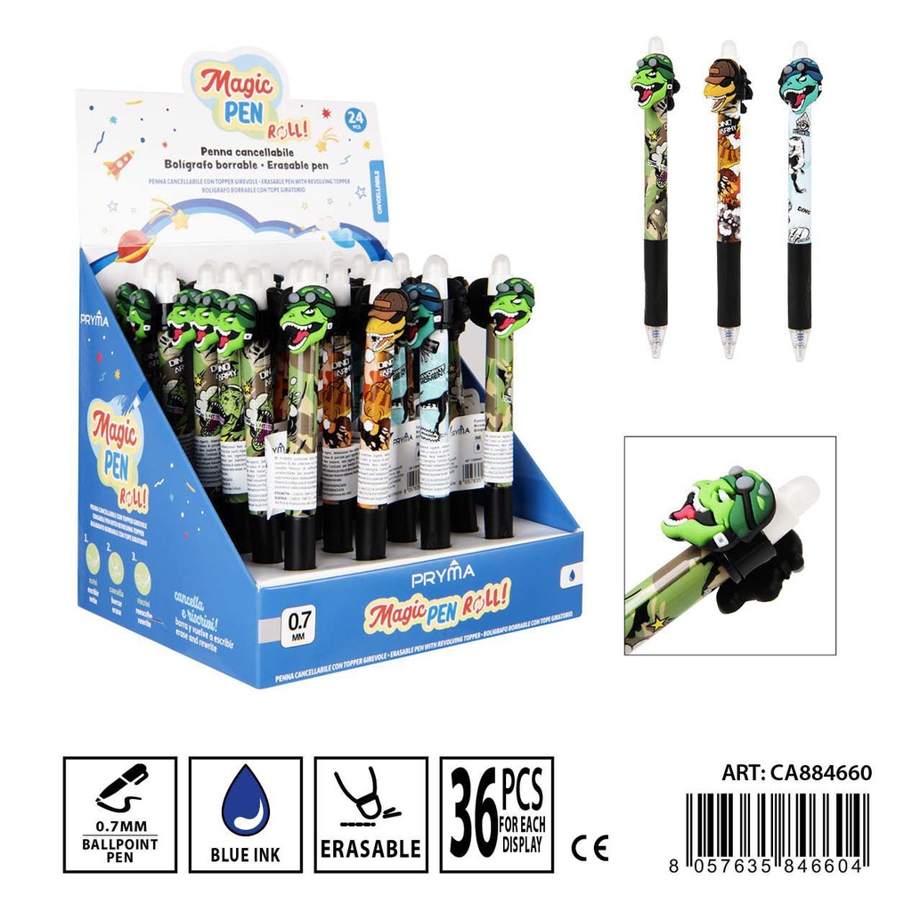 Bolígrafo borrador Magic Roll 0.7 mm - Herramientas de escritura y bolígrafos borrables