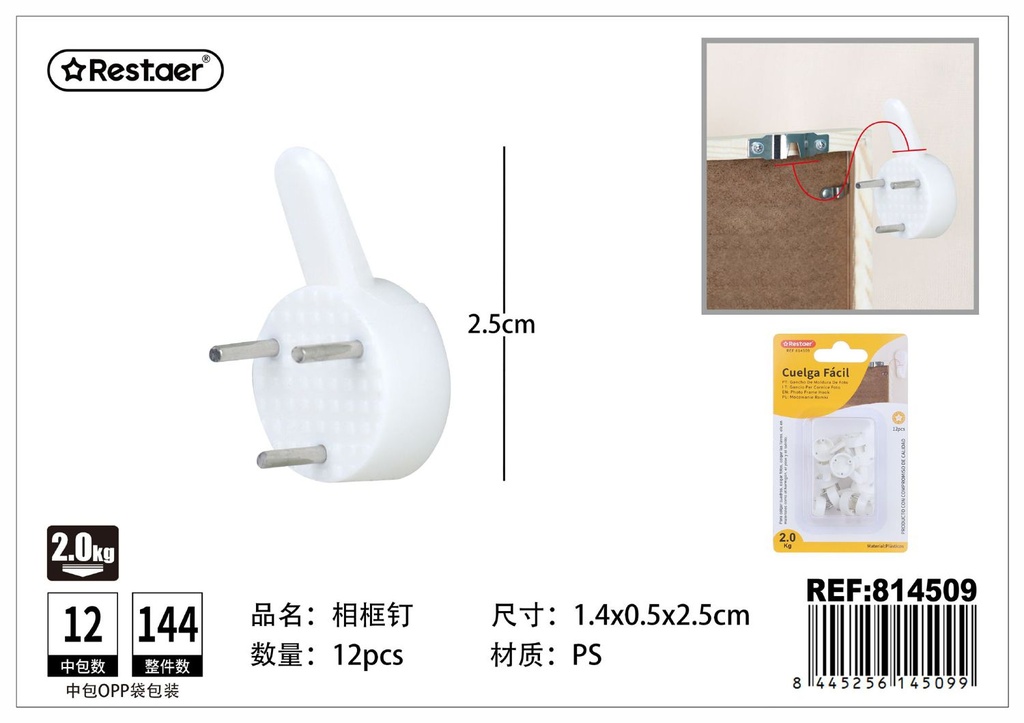 Colgador fácil para cuadros