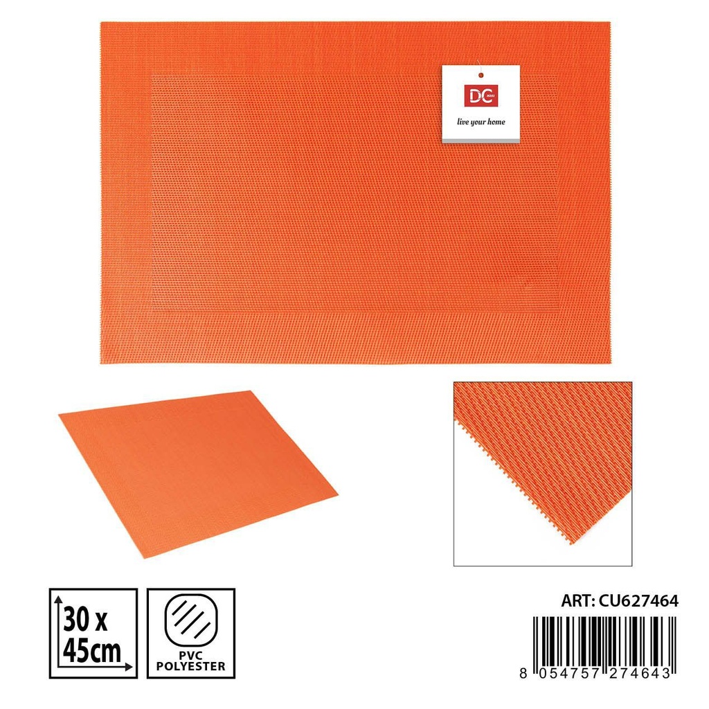 Salvamantel individual 30X45cm rosa - Artículos de cocina y salvamanteles