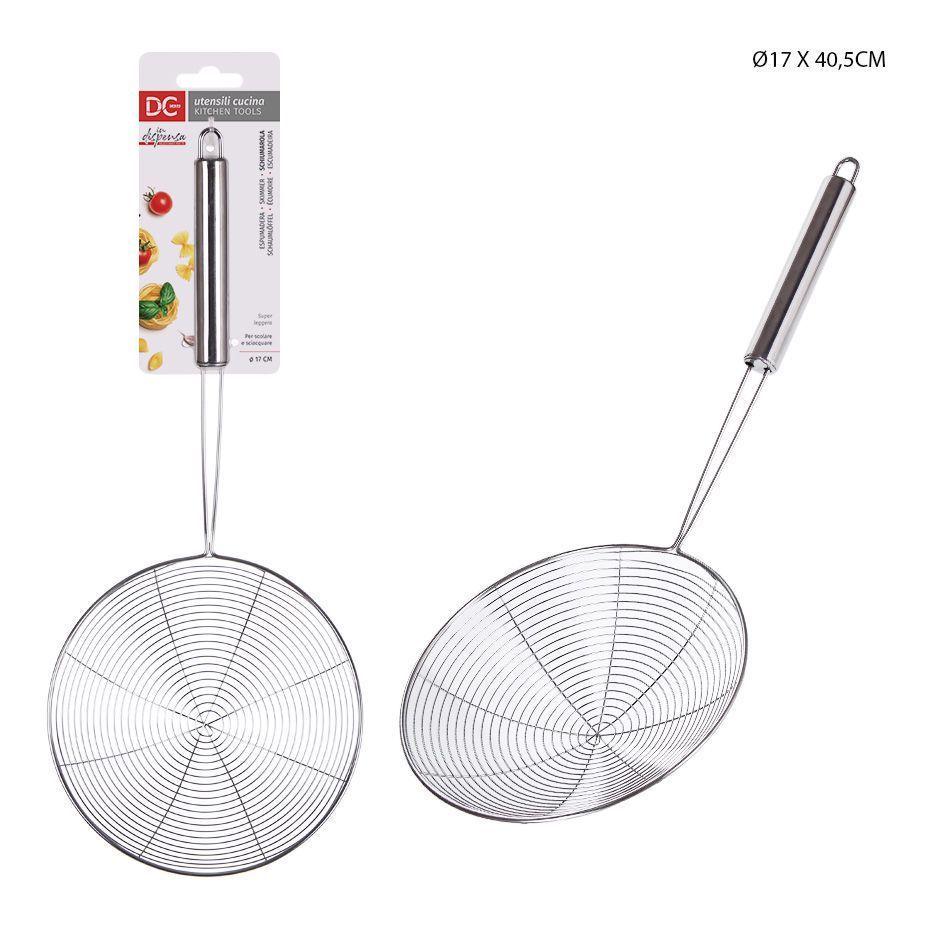 Espumadera de acero diámetro 17cm para cocina