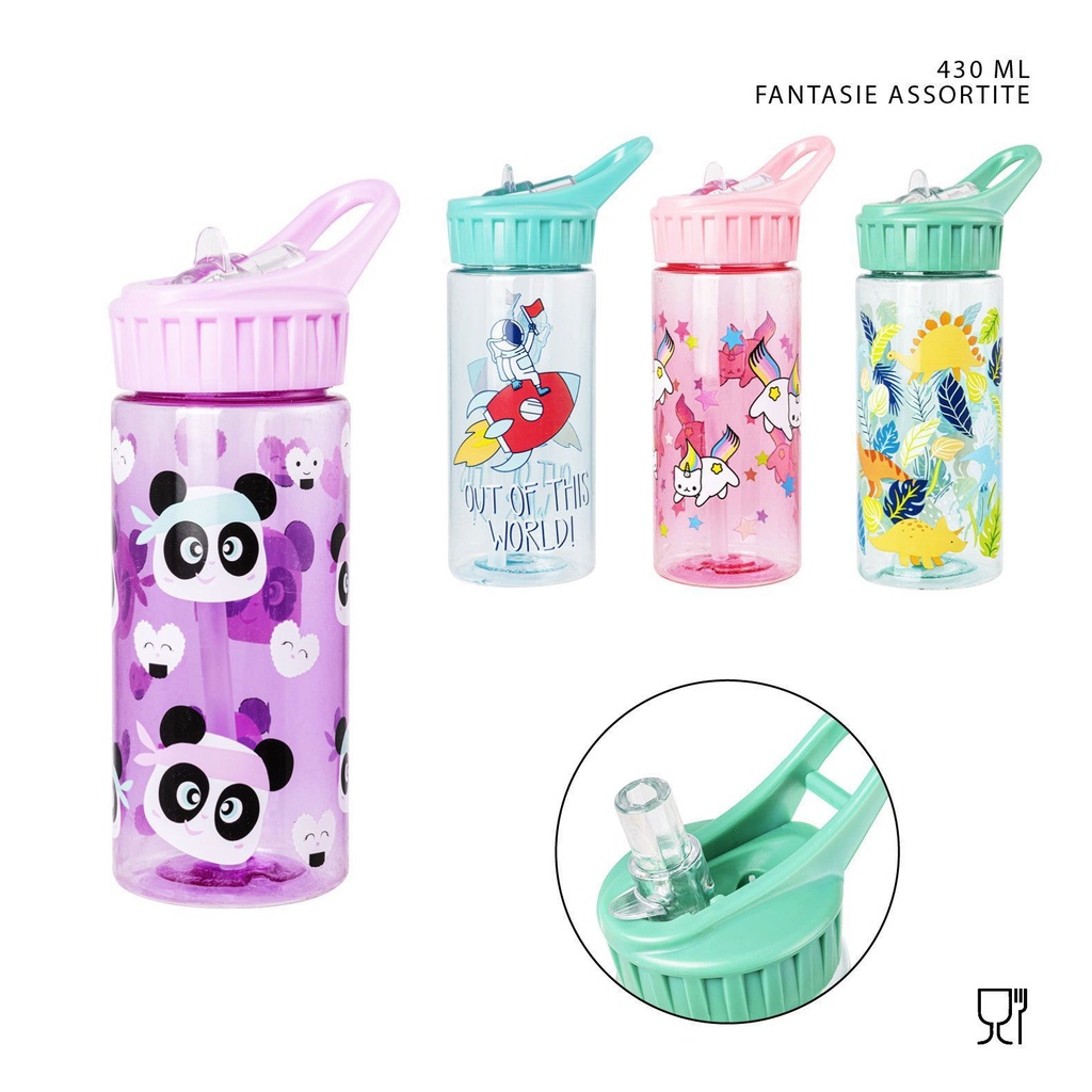 Botella de agua de plástico 430ML - Accesorios de cocina y botellas