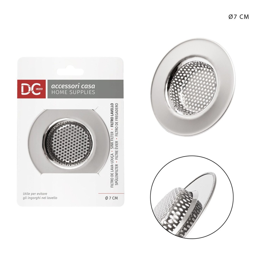 Filtro fregadero acero 7 cm - Accesorios de cocina