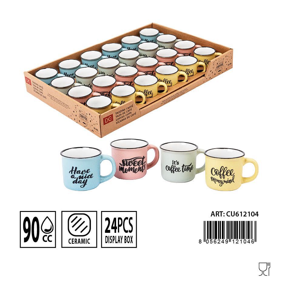 Taza para café 90 cc - Vajilla de cerámica