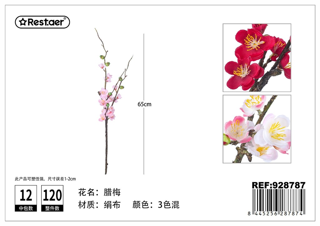 Flor de ciruelo 65cm - Flores de decoración artificial