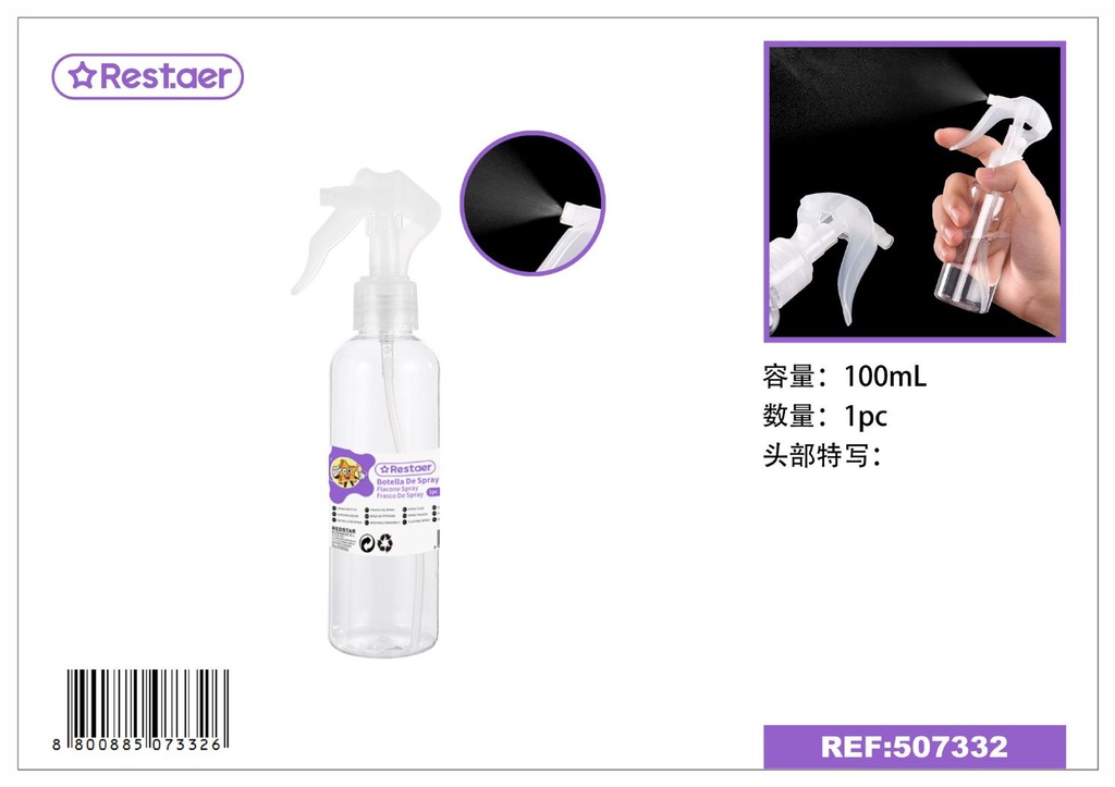 Botella de spray 100ml - Accesorios de belleza