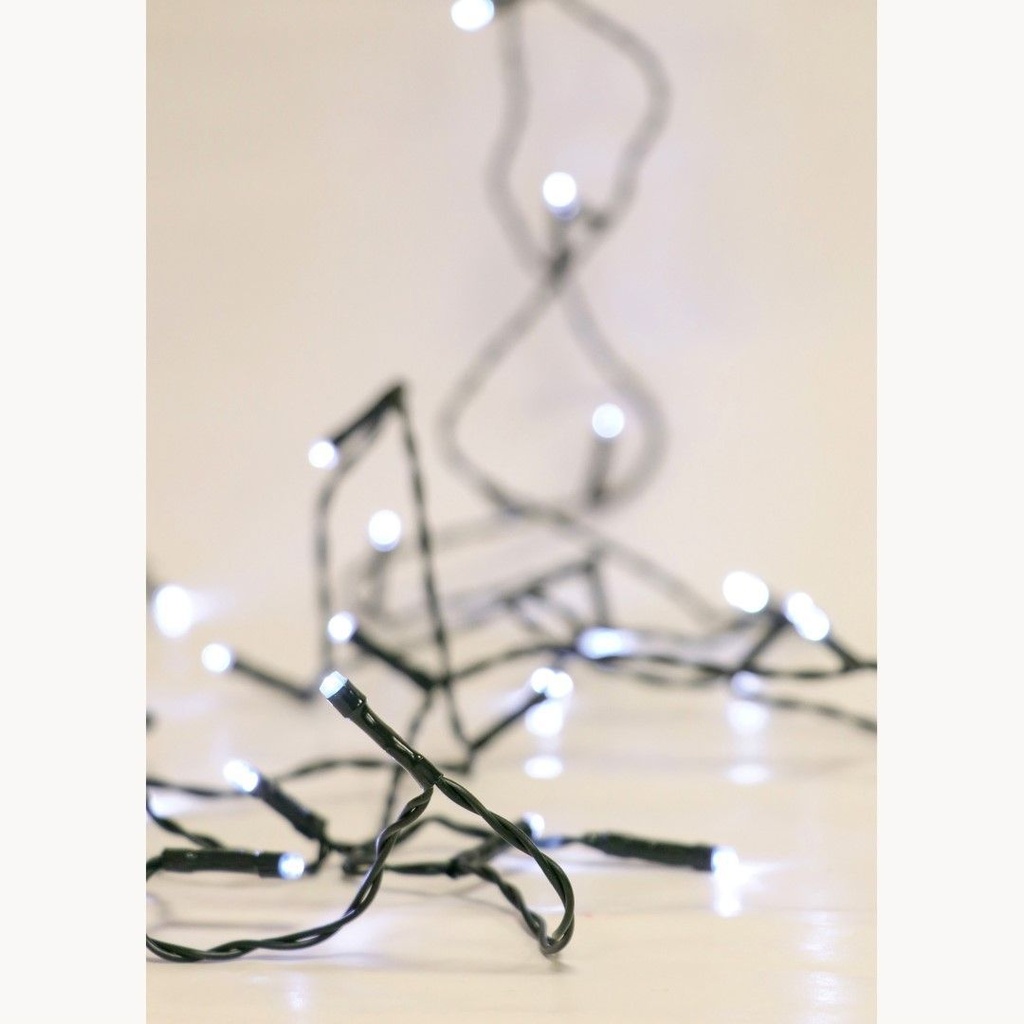 Luces de Navidad de 50 cabezales LED blanco 3.95M - Decorations navideñas