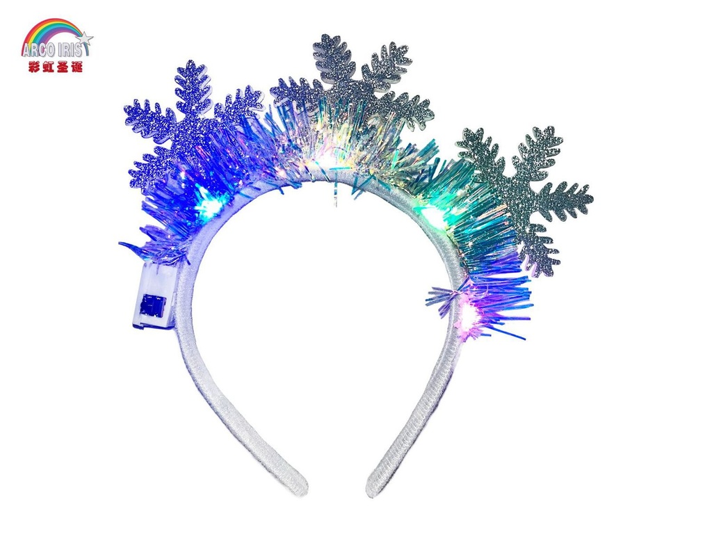 Diadema con luz - Accesorios navideños