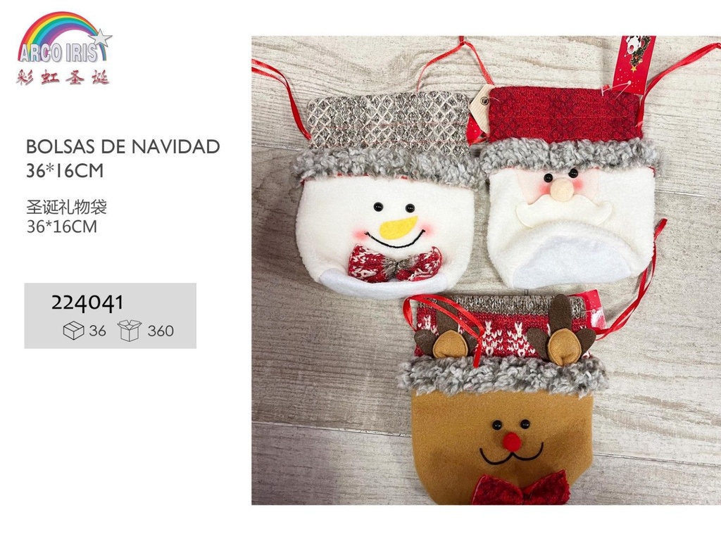 Guante de Navidad (muñeco de nieve, Papá Noel, reno) 36*16 - Decoraciones navideñas