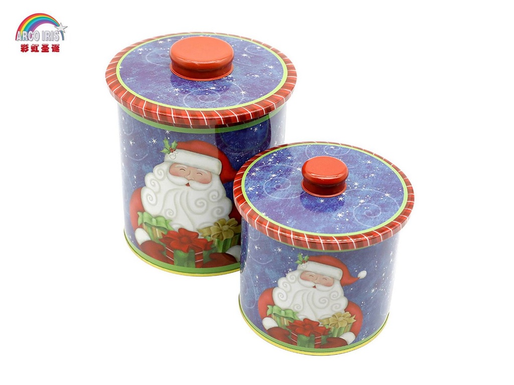 Lata para galletas de Navidad L:13.5*16.9 M:12*12.7 - Caja decorativa