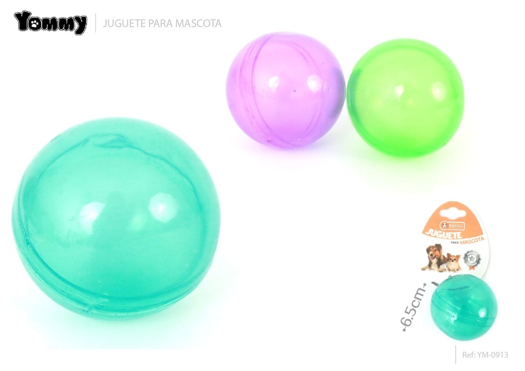 Bola de masticar para perros 6.5 cm - Accesorios para mascotas