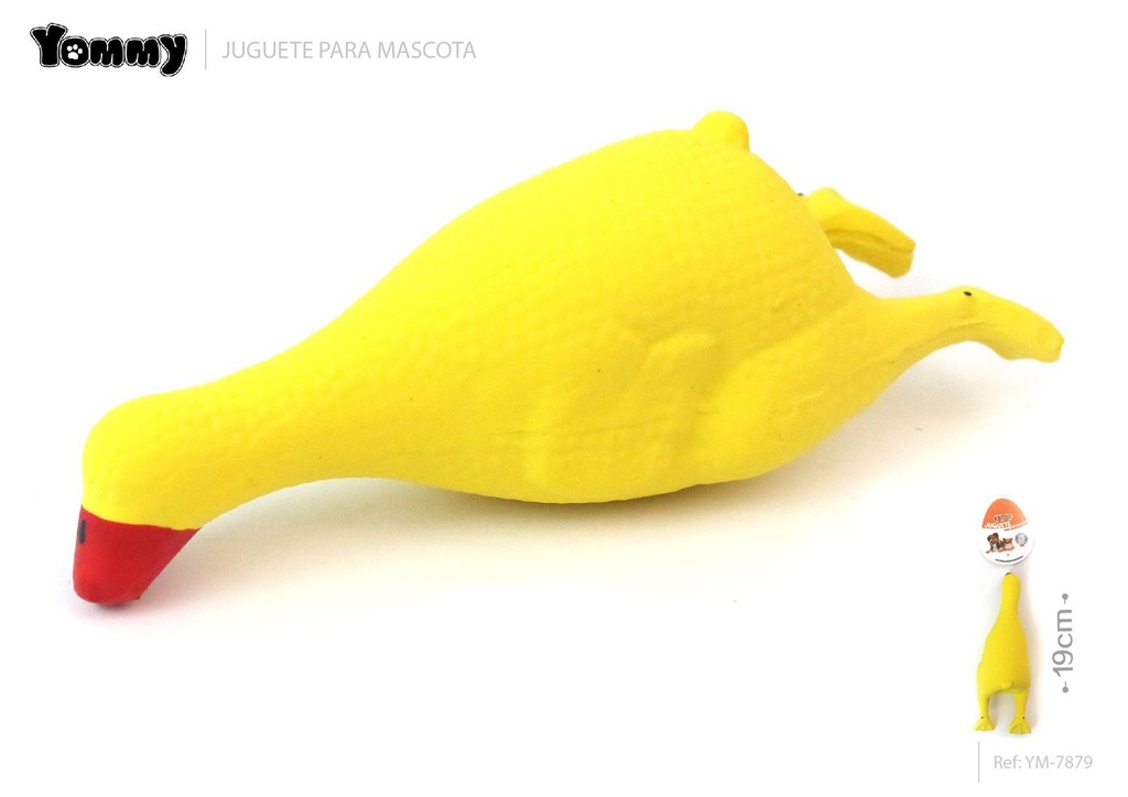 Juguete de látex para mascotas en forma de paloma de 19cm - Juguetes para mascotas