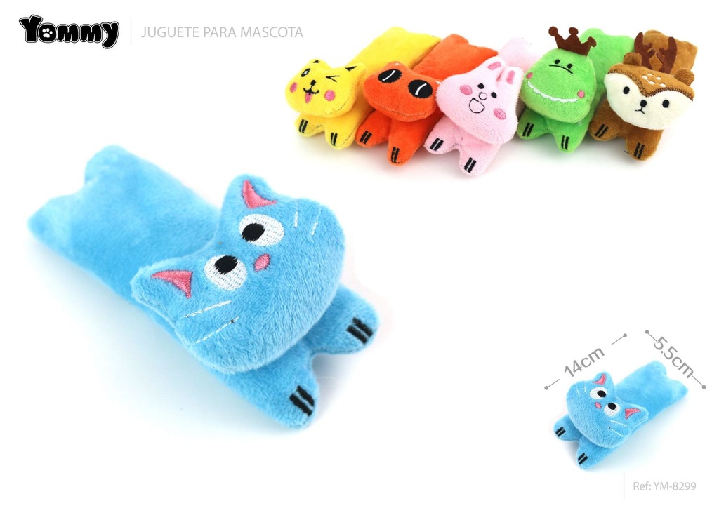 Juguete de peluche para mascotas 14*5.5cm - Juguetes Suaves para Gatos