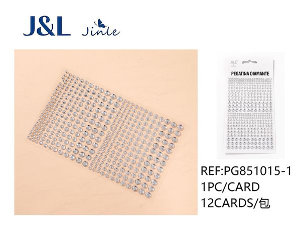 Pegatinas autoadhesivas de diamantes acrílicos