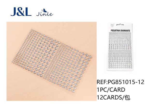 Pegatinas autoadhesivas de diamantes acrílicos