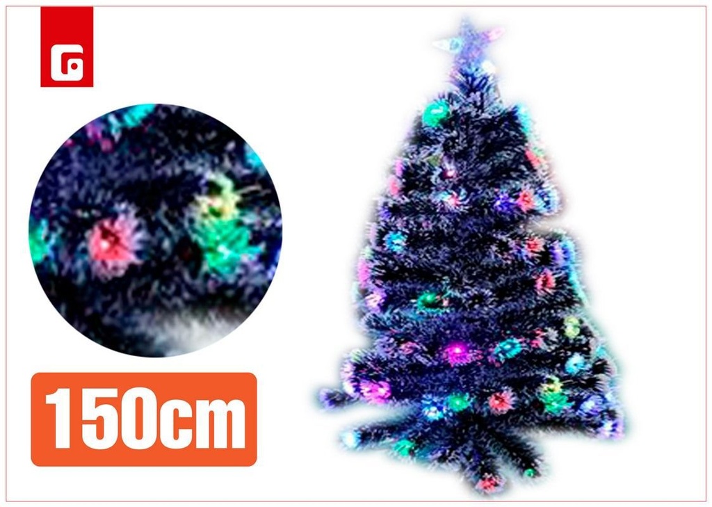 Árbol de Navidad LED 150cm - Decoración navideña y luces