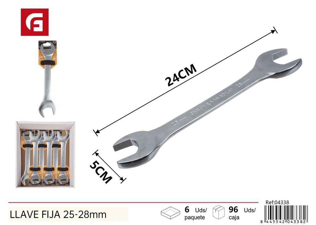  llave fija 25-28mm - Herramientas de ferretería