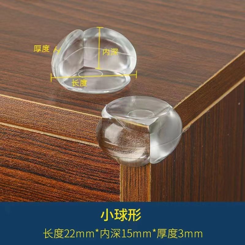 Protector de esquinas esférico 22*15*3mm 4 piezas - Protección de muebles