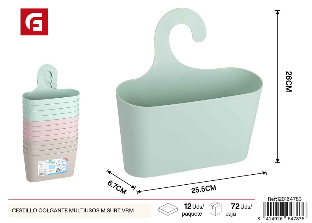 Cestillo colgante multiusos M surtido - Artículos de baño y estanterías