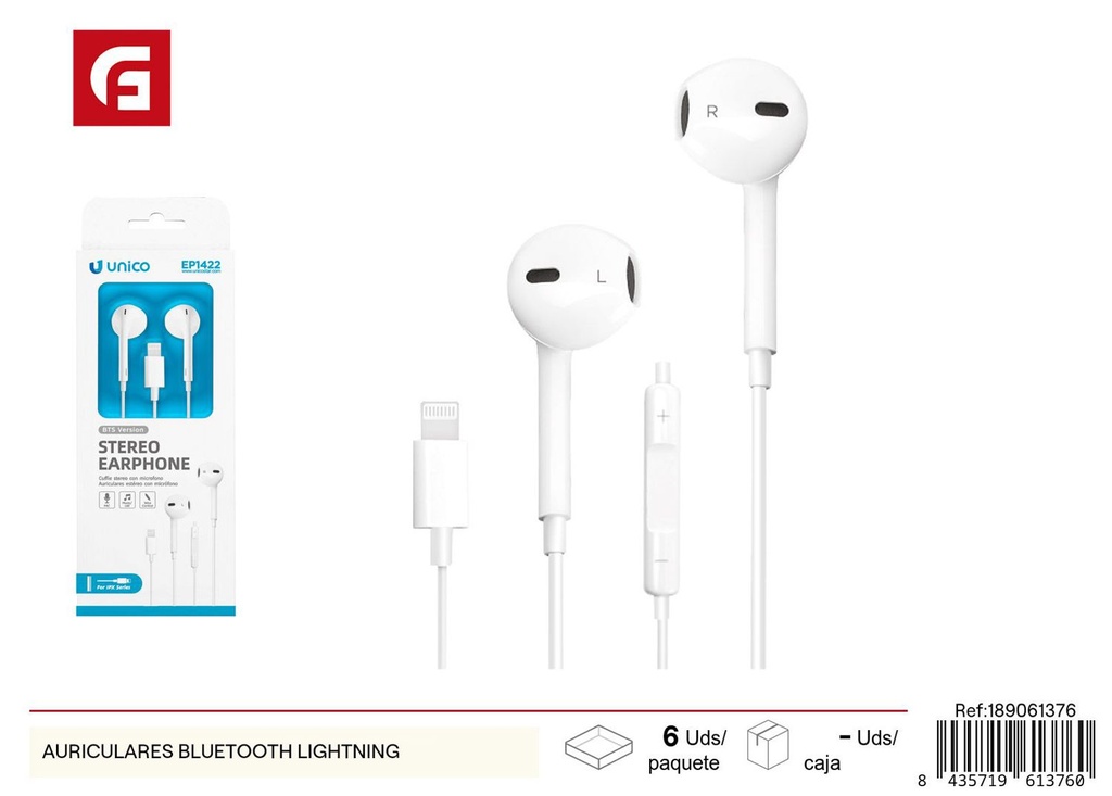  Auriculares Bluetooth Lightning - Auriculares inalámbricos