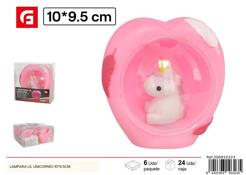 Lámpara unicornio 10*9.5CM - Iluminación infantil