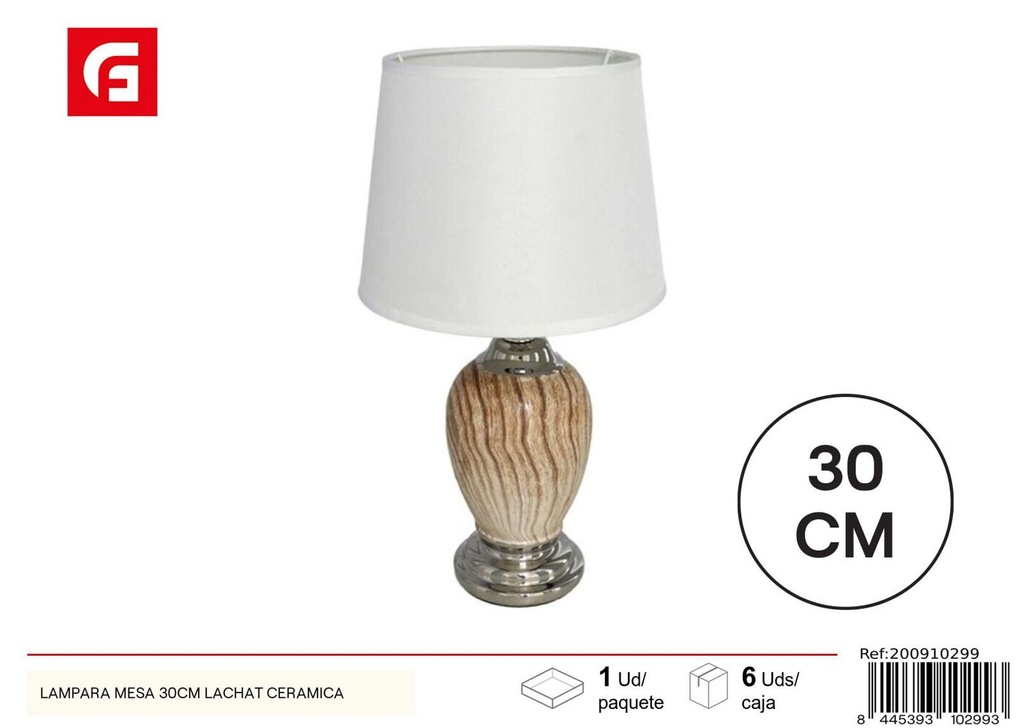 Lámpara de mesa de cerámica 30 cm - Iluminación