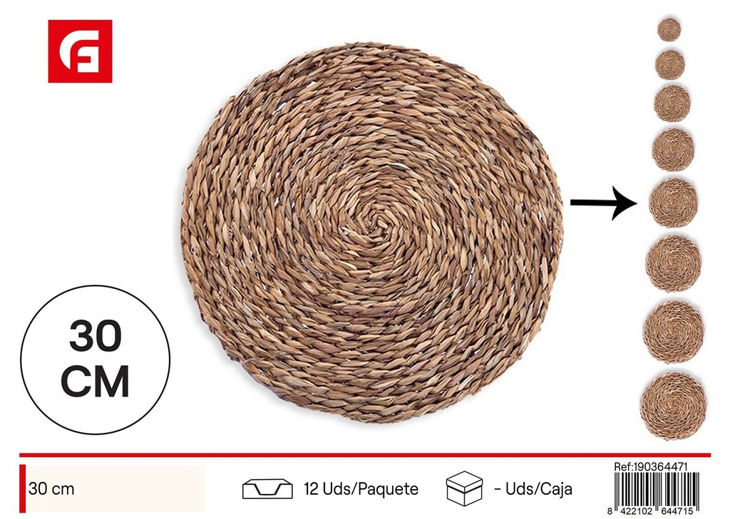 Salvamanteles 30 cm - Artículos de textil para el hogar y mesa
