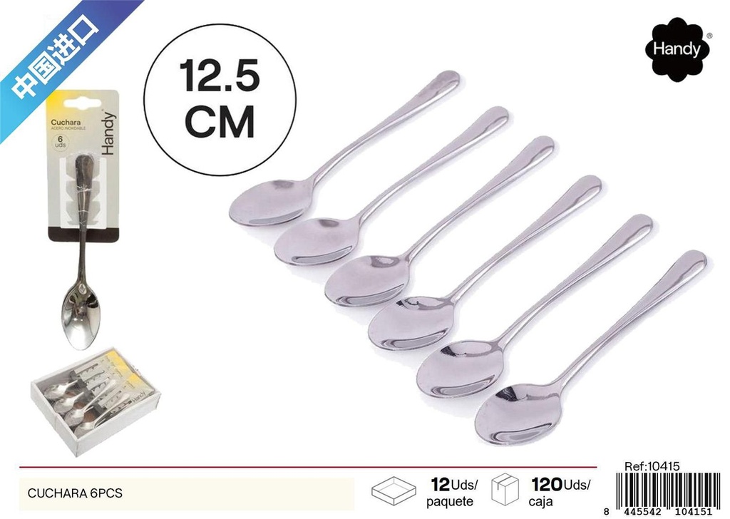 Cuchara de comedor (set de 6 piezas) - Utensilios de cocina