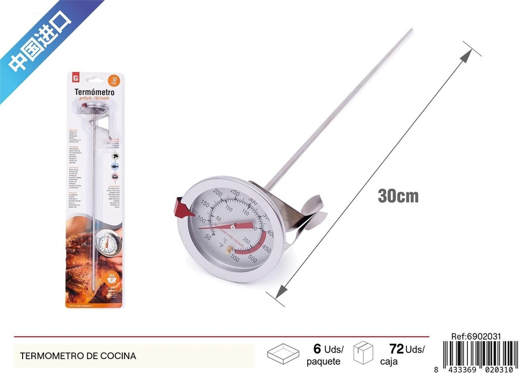 Termómetro de cocina para aceite - Cocina y control de temperatura