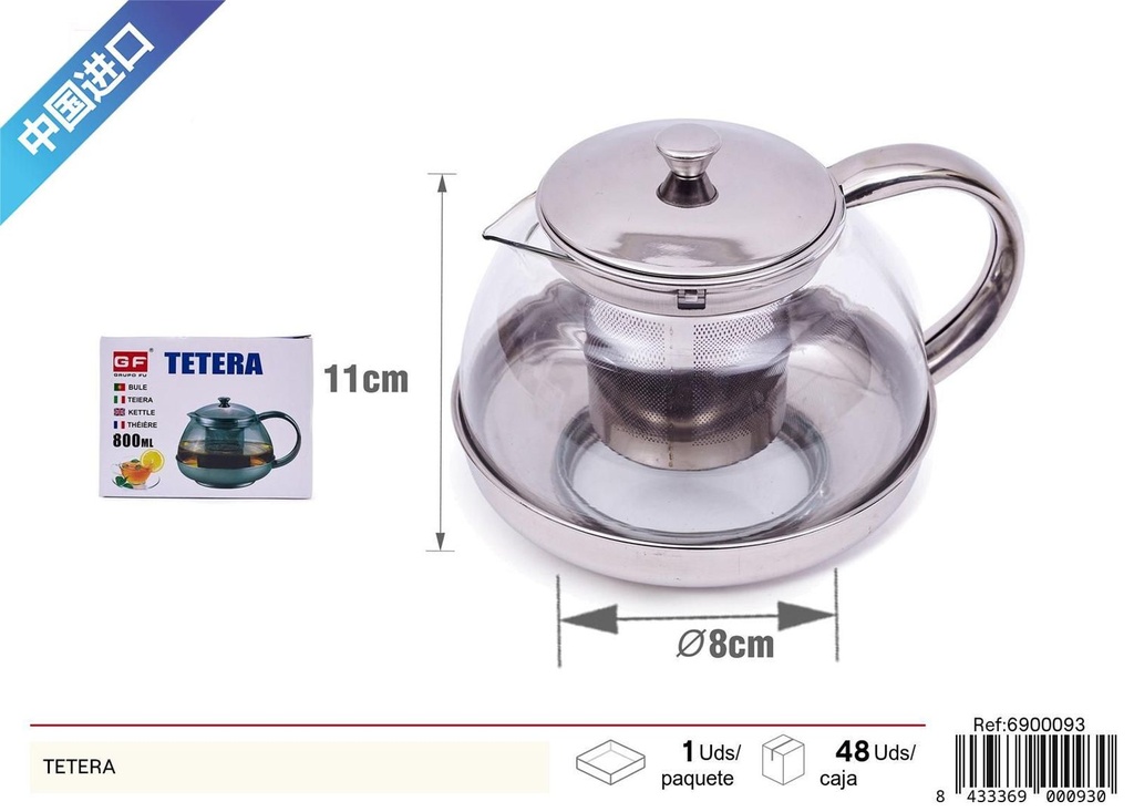 Tetera 800ml - Cocina y accesorios para infusiones