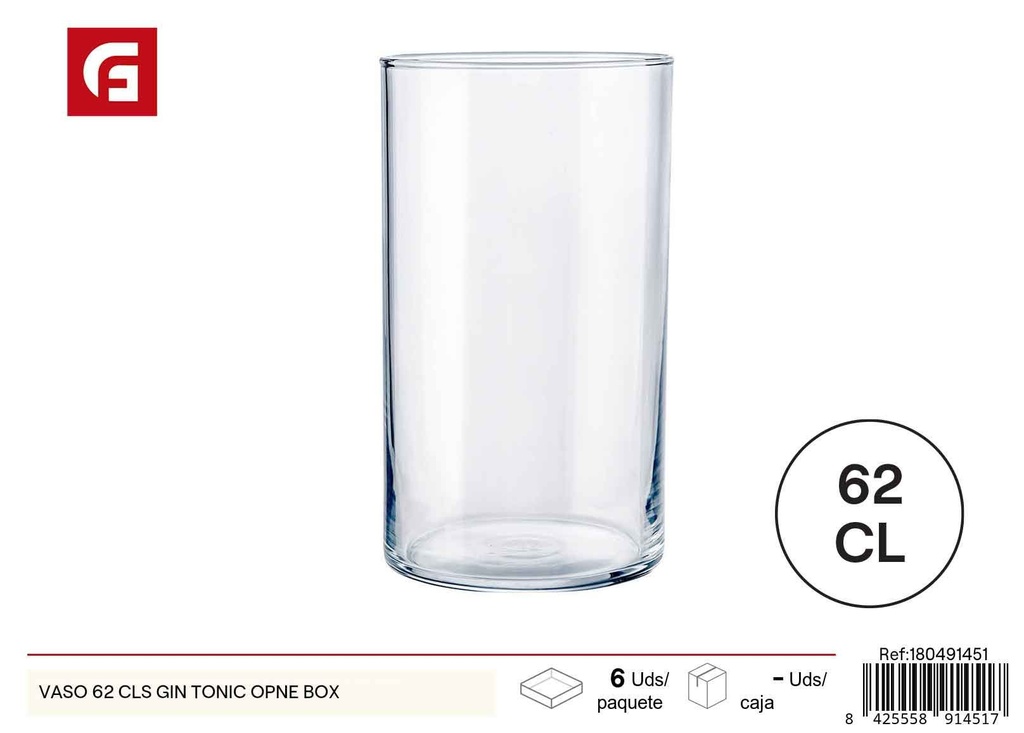 Vaso de cristal 62 cl para gin tonic - Vidrio y cerámica
