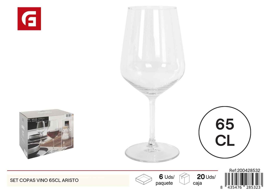 Copa de vino Aristo 65cl - Vidrio y cerámica