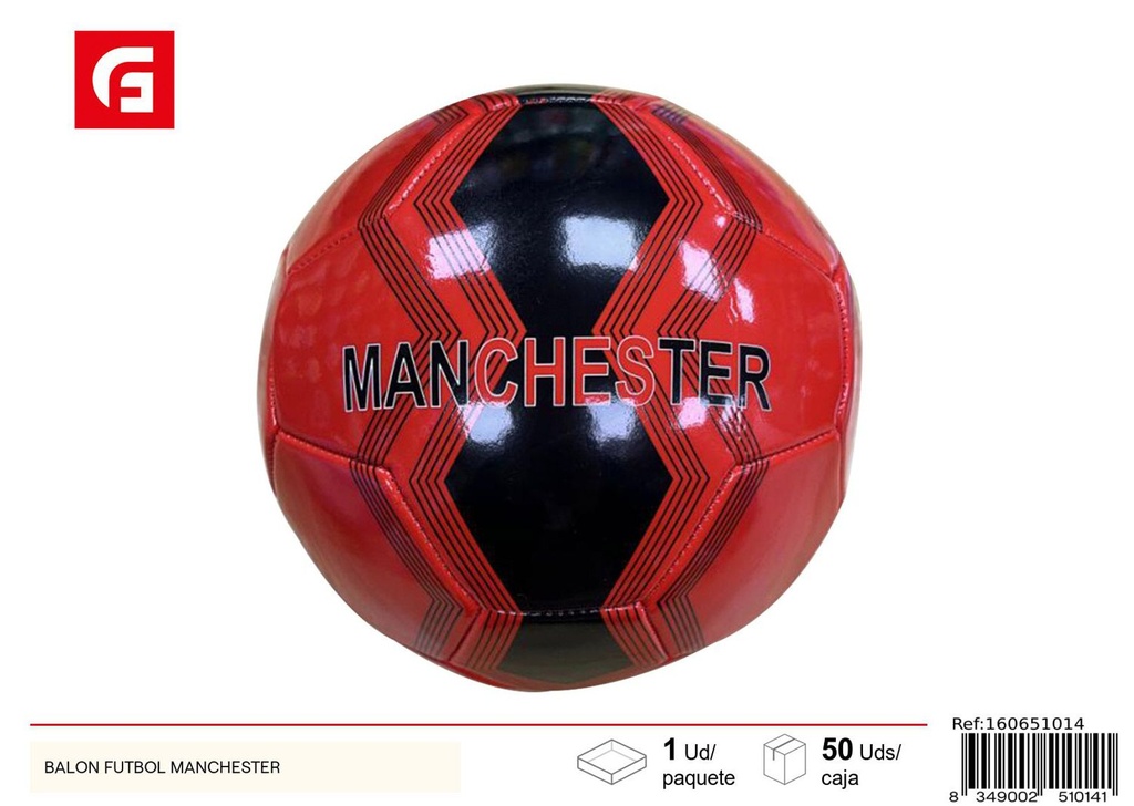 Balón de fútbol Manchester - Artículos deportivos para juego