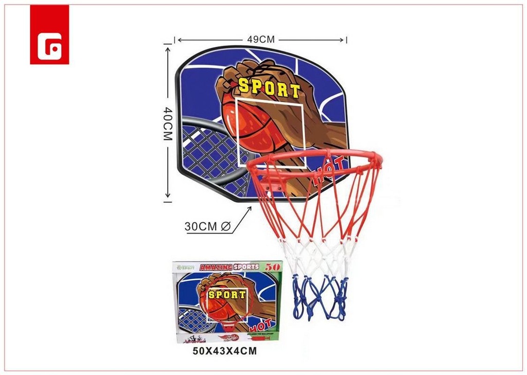 Basket tablero colgar - Juguetes deportivos