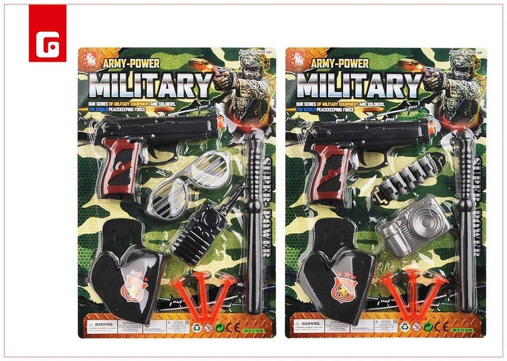 Blister militar armas - Juguetes