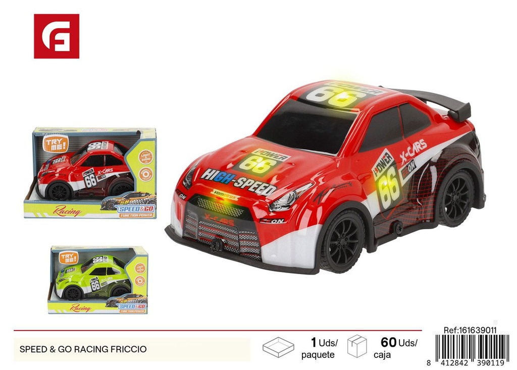 Coche de juguete Speed & Go Racing - Juguetes de carreras