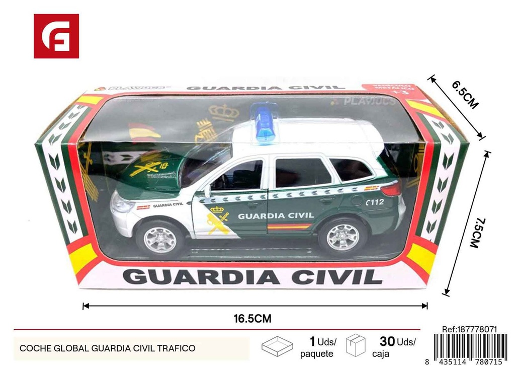 Coche de juguete Global Guardia Civil Tráfico - Juguetes de coches